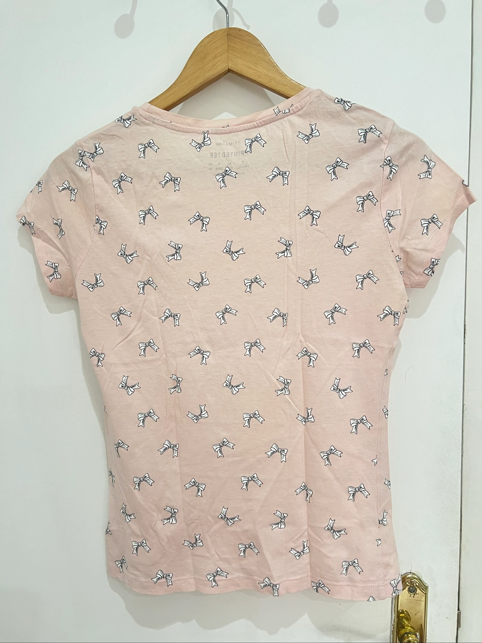 T-shirt Laços | Rosa| Primark| Mulher| T* 36 – photo 3